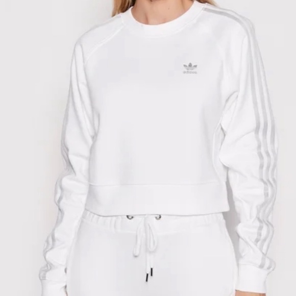 adidas Originals ADICOLOR CLASSICS HIGH SHINE CREW SWEATSHIRT - Picture 2 of 14